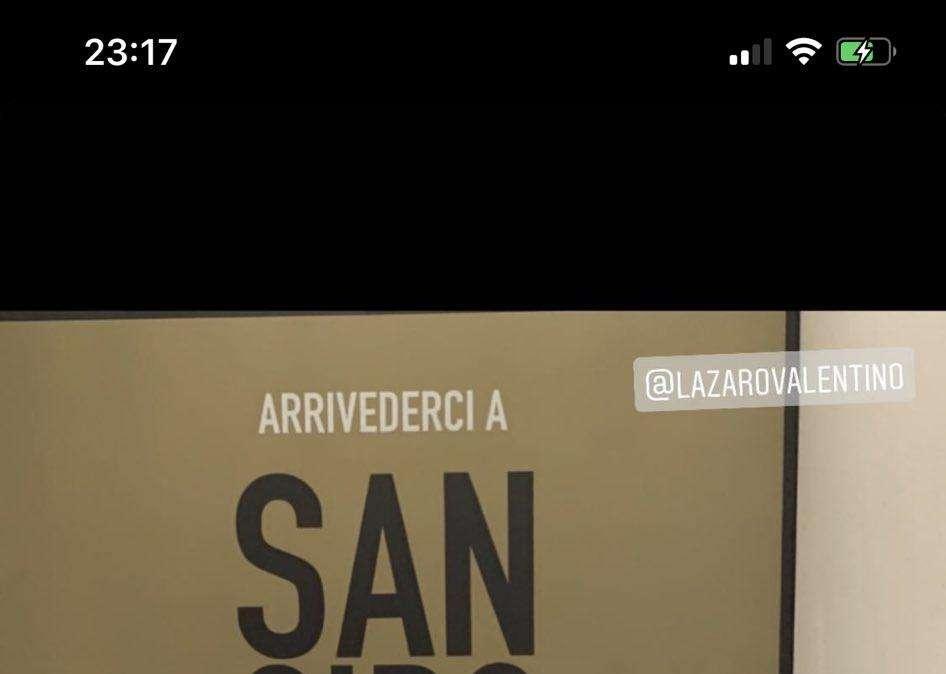 L'agente di Lazaro saluta San Siro e vola a Newcastle: "Arrivederci"