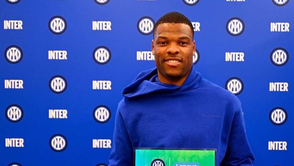 Febbraio è il mese di Denzel Dumfries: l'olandese è stato eletto Player of the Month