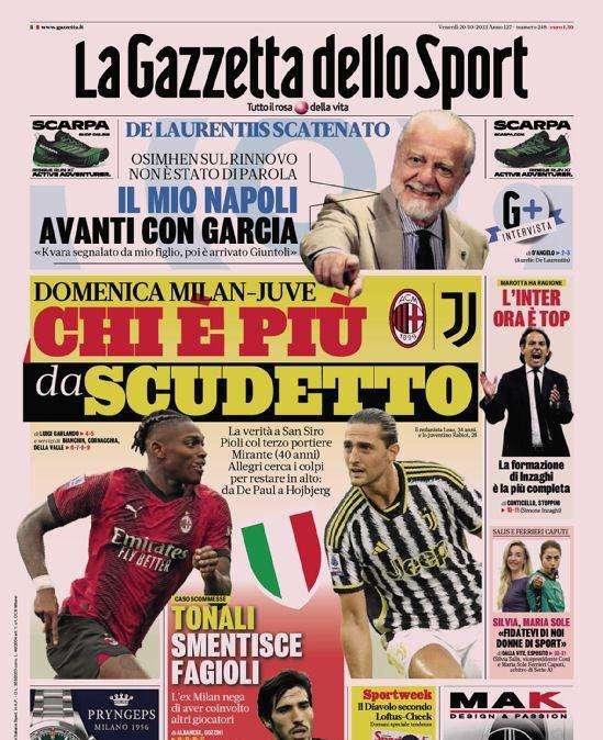 Prima GdS - L'Inter ora è top: la formazione di Inzaghi è la più completa