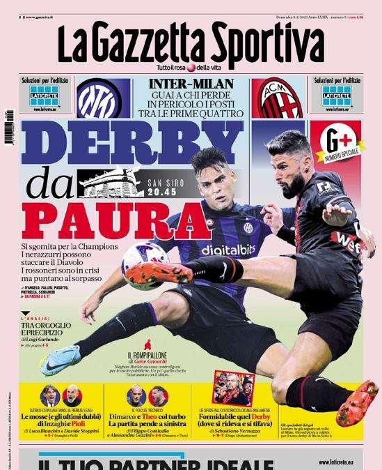 Prima GdS - Derby da paura. Inter-Milan, guai a chi perde