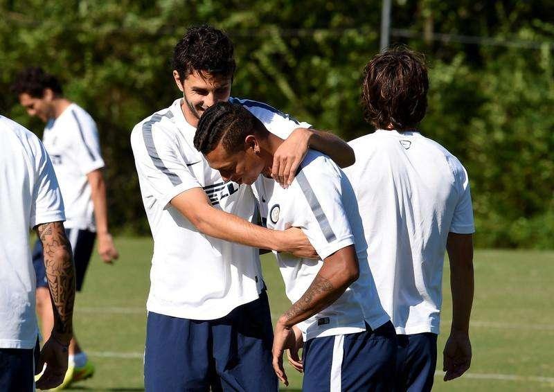 Allenamento della vigilia, è arrivato anche Guarin