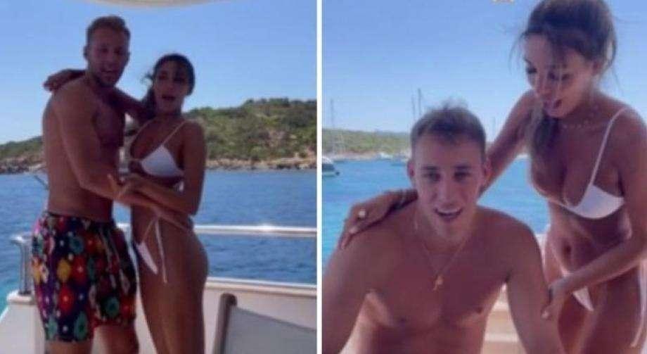 Ultimi giorni di relax per Frattesi: giornata in barca in famiglia sulle note di Lucio Battisti