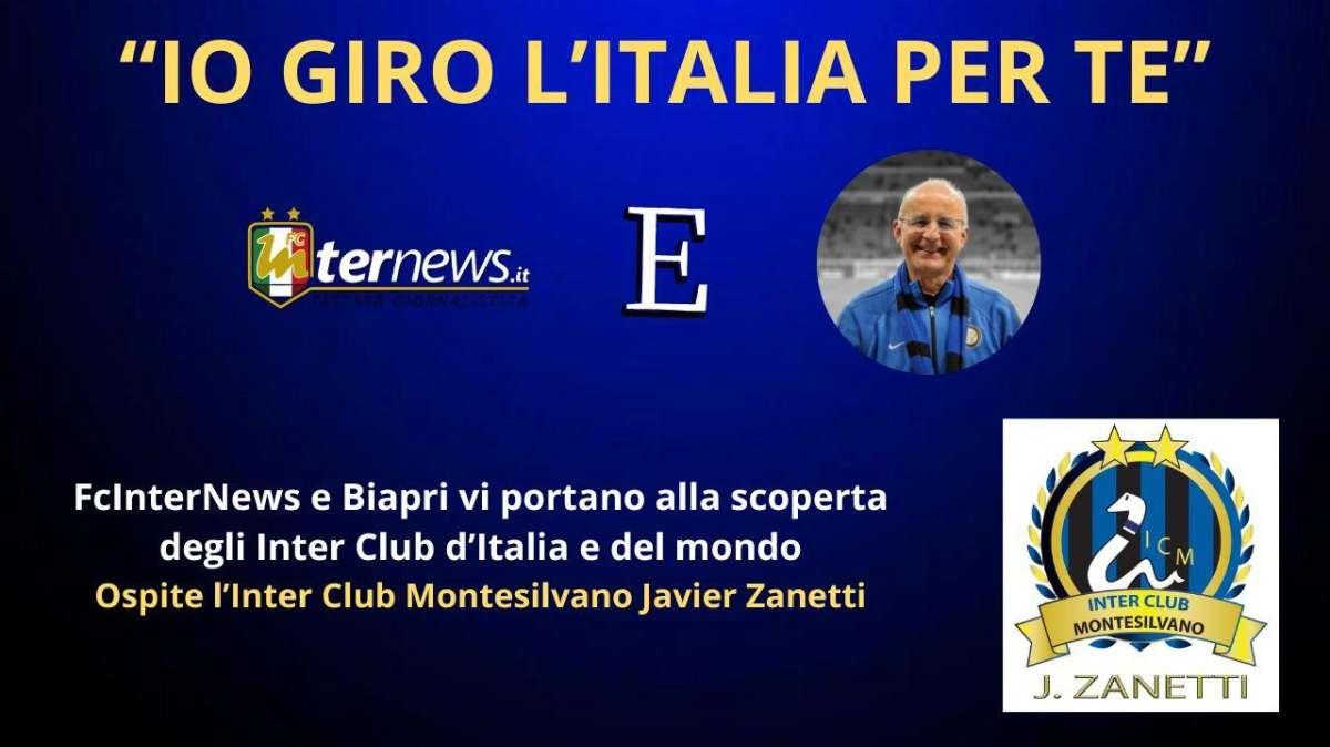 Rivivi la diretta! "IO GIRO L'ITALIA PER TE", ospite l'INTER CLUB MONTESILVANO. Derby, mercato e FIORENTINA-INTER