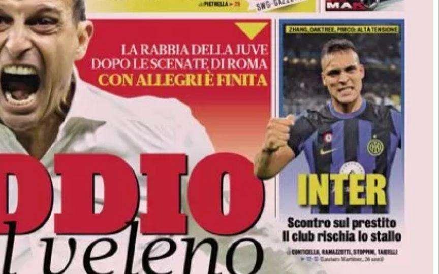 Prima GdS - Alta tensione Inter. Scontro sul prestito, il club rischio lo stallo
