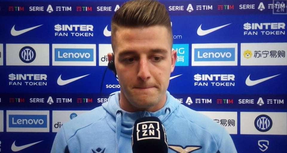 Lazio, Milinkovic-Savic a DAZN: "Oggi a testa alta, meritavamo il pari"