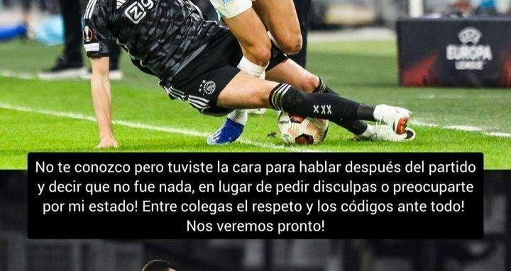 Entrataccia in Marsiglia-Ajax, Correa attacca Berghuis: "Hai avuto la faccia tosta di dire che non è stato nulla, ci vedremo presto"