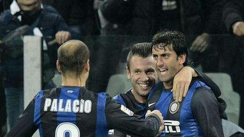 Juventus-Inter: Milito è immenso, super Cuchu e Palacio