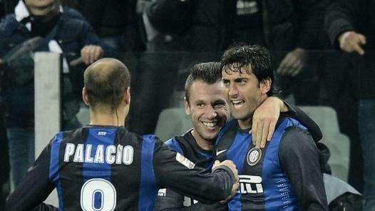 Milito-Palacio, 3 schiaffi a 2 furti: è 3-1 e Juventus Stadium conquistato!