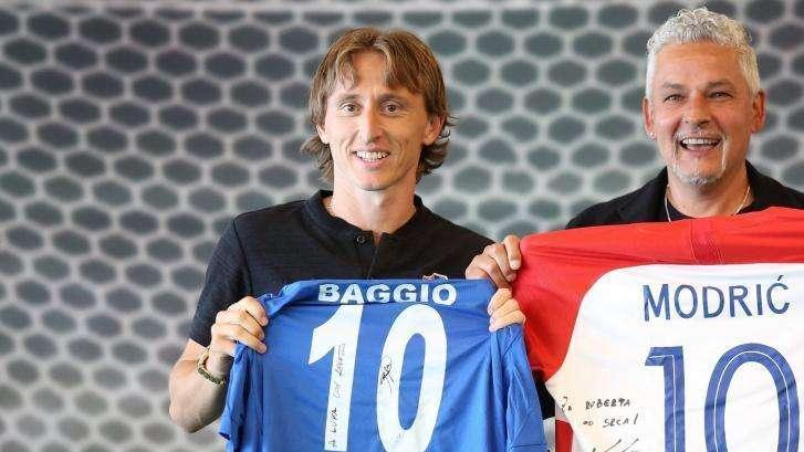 Baggio e Modric, incontro tra Palloni d'oro ad Abbazia in Croazia