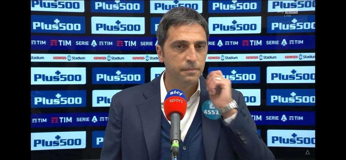 Atalanta, D'Amico a Sky: "Con Gasperini confronto quotidiano, l'obiettivo è migliorarsi e crescere"