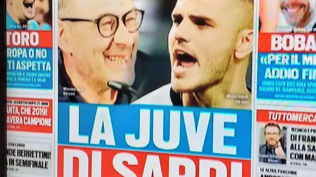Prima TS - La Juve di Sarri: Icardi pista calda per l'attacco