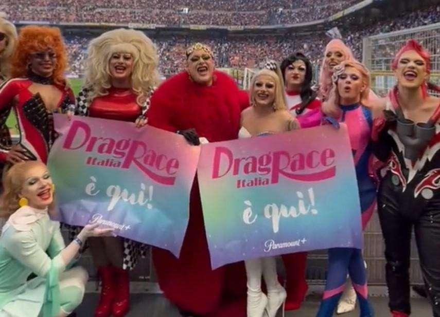 Drag Queen a San Siro per Inter-Bologna, il messaggio di Paramount+: "Il calcio è di tutti i colori"