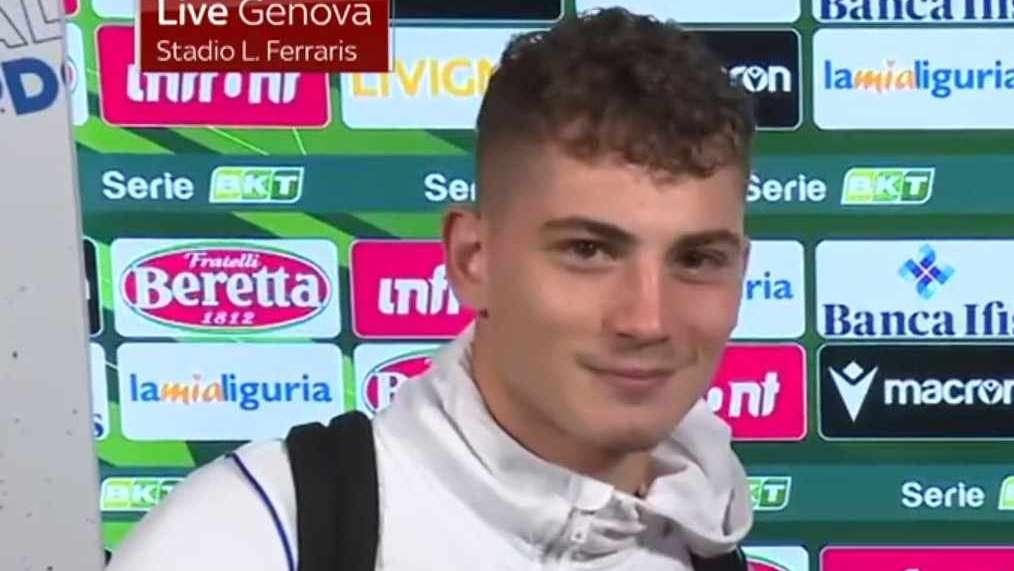Esposito: "Non ho esultato al gol, il Bari mi ha dato molto. Ha ragione Pirlo devo migliorare ancora"
