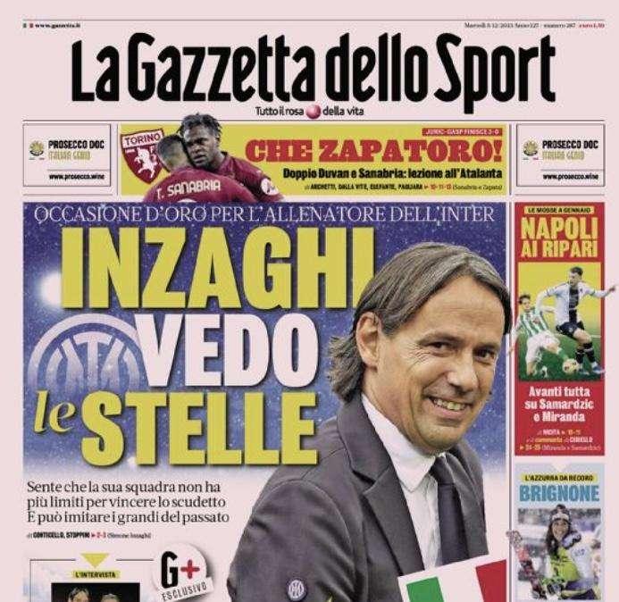 Prima GdS - Inzaghi, vedo le stelle. Occasione d’oro per il tecnico dell’Inter 