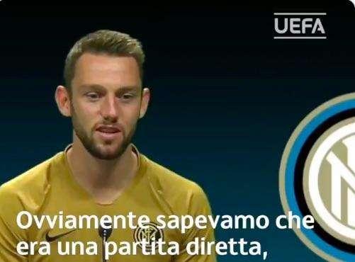 De Vrij: "Contro il Bayer dovevamo vincere e l'abbiamo fatto. Siamo felici del risultato"