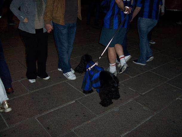 Interisti e contenti anche a quattro zampe
