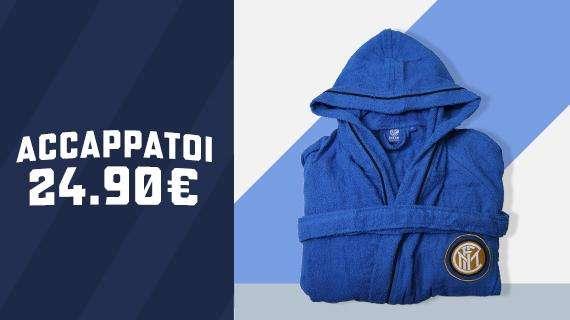Gli accappatoi dell’Inter a un prezzo scontato sul nostro store online