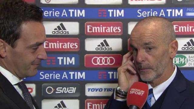 Pioli: "Ora non voglio dire nulla, speriamo di ripartire"