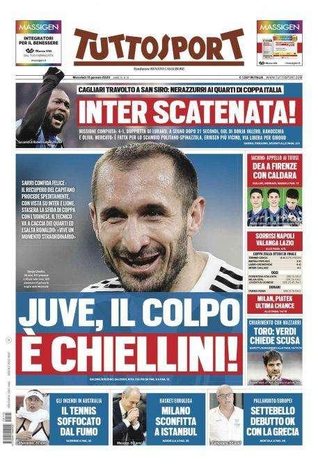 Prima TS - Inter scatenata, Cagliari travolto. Fatta per lo scambio Politano-Spinazzola, Eriksen più vicino