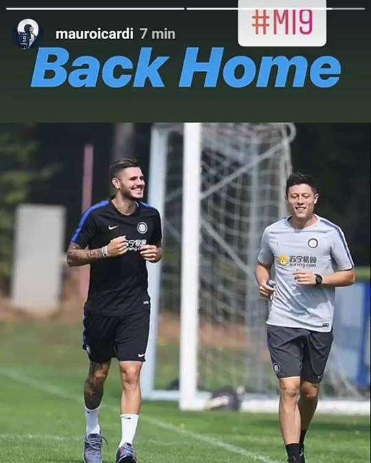 Argentina alle spalle, Icardi torna a casa... Inter: "Back Home"