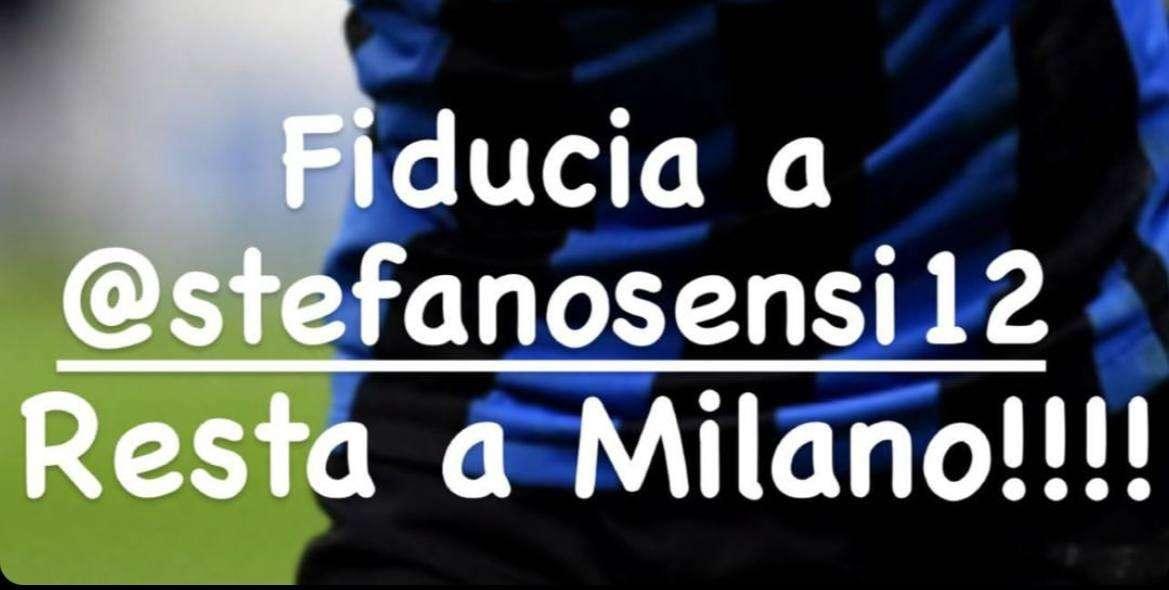 La Curva Nord si schiera: "Fiducia a Sensi. Resta a Milano"