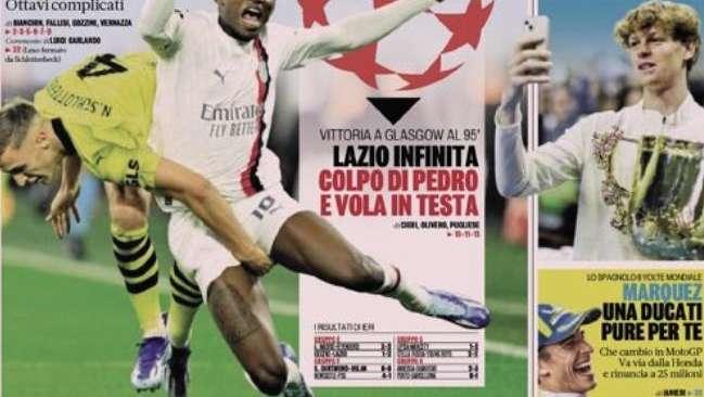 Prima GdS - Scudetto più coppa: l’Inter ci crede 