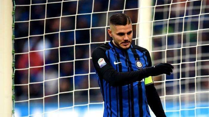 Icardi isolato: soltanto quattro tocchi nei primi 45'