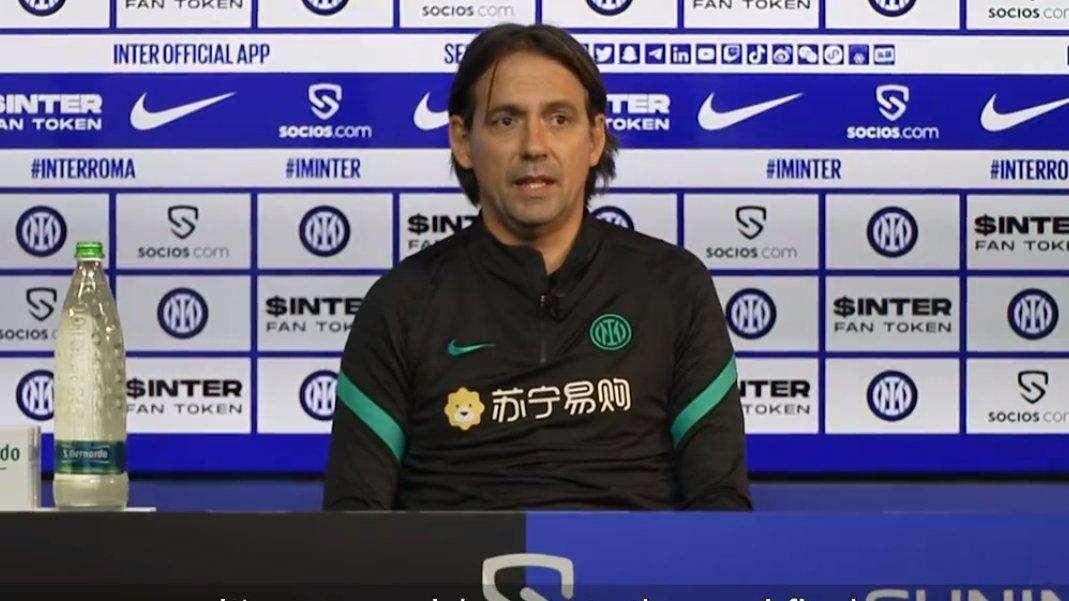 Inzaghi: "Settimana importantissima, con la Roma una finale. Bologna-Inter? Avremmo voluto giocarla a gennaio"
