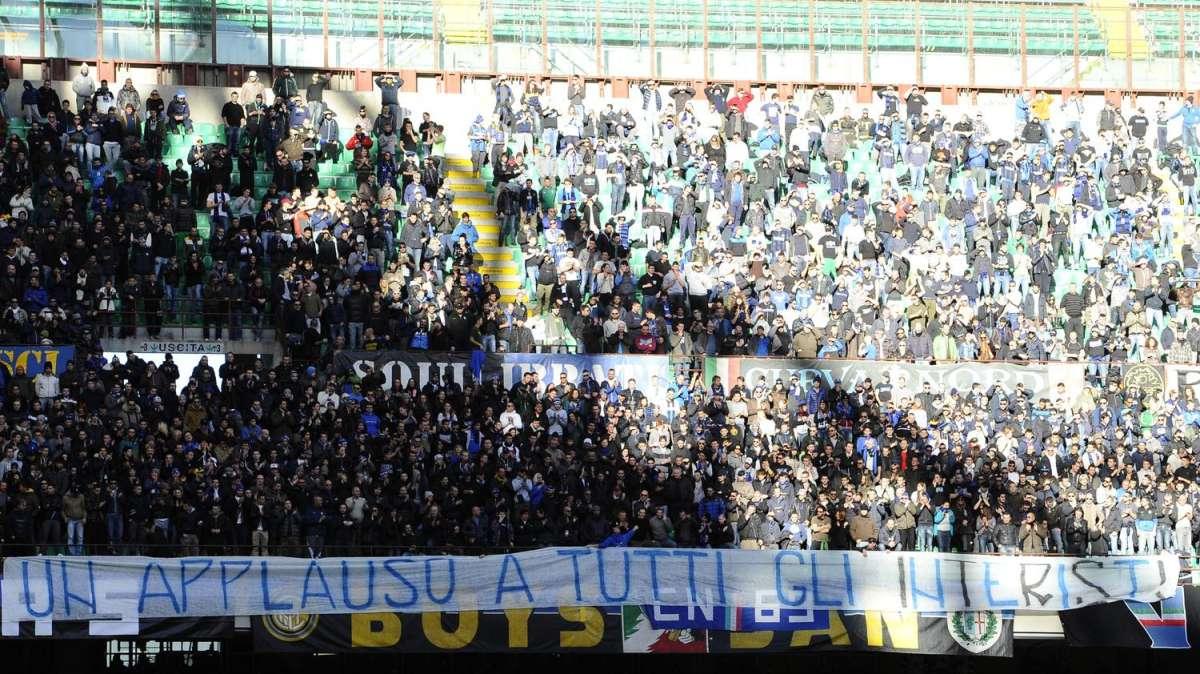 Presenze stadio, Inter al top ma c'è un decremento
