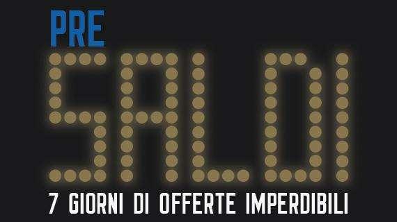Cominciano i Pre Saldi sul nostro store online