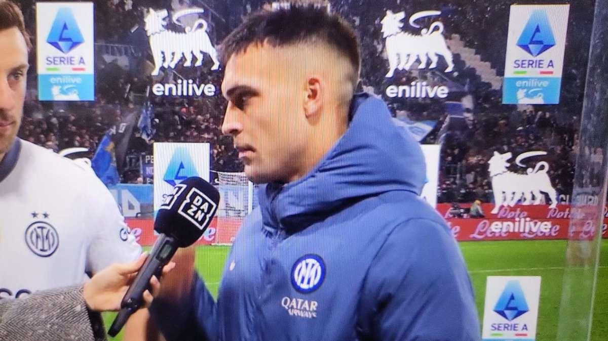 Lautaro a DAZN: "Tre punti importanti. Triplete? Sarà difficile ma lotteremo per tutto, vogliamo vincere"