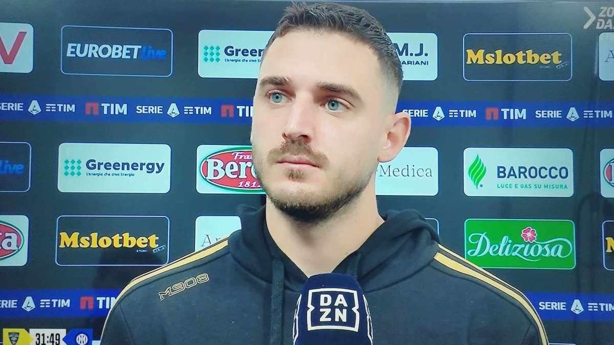 Lecce, Falcone  "Con l'Inter è quasi impossibile, ma vogliamo scrivere la nostra favola. Speriamo che..."