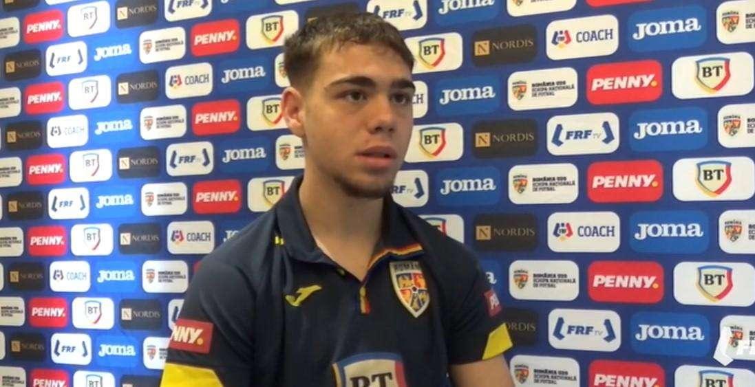 Andrei Borza, nuovo talento della Romania: "Come stile di gioco, assomiglio a Chivu"