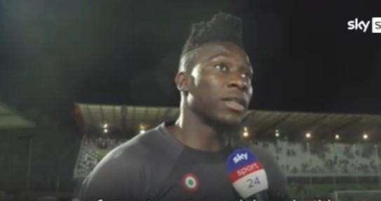 Onana: "La maglia dell'Inter un orgoglio. Scudetto? Abbiamo l'obbligo di vincere"