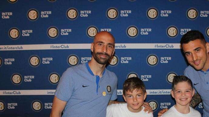 Meet&Greet, Borja Valero e Vecino insieme ai soci junior Inter Club 