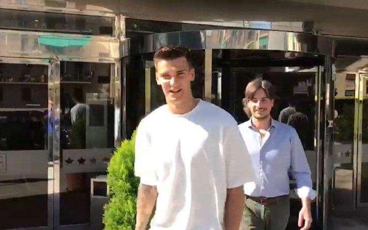 Filip Stankovic arrivato a Genova per sostenere le visite mediche