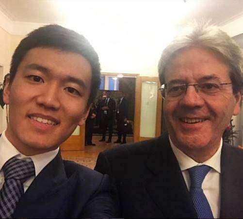 Gentiloni: "Suning-Inter, comprata la storia d'Italia"