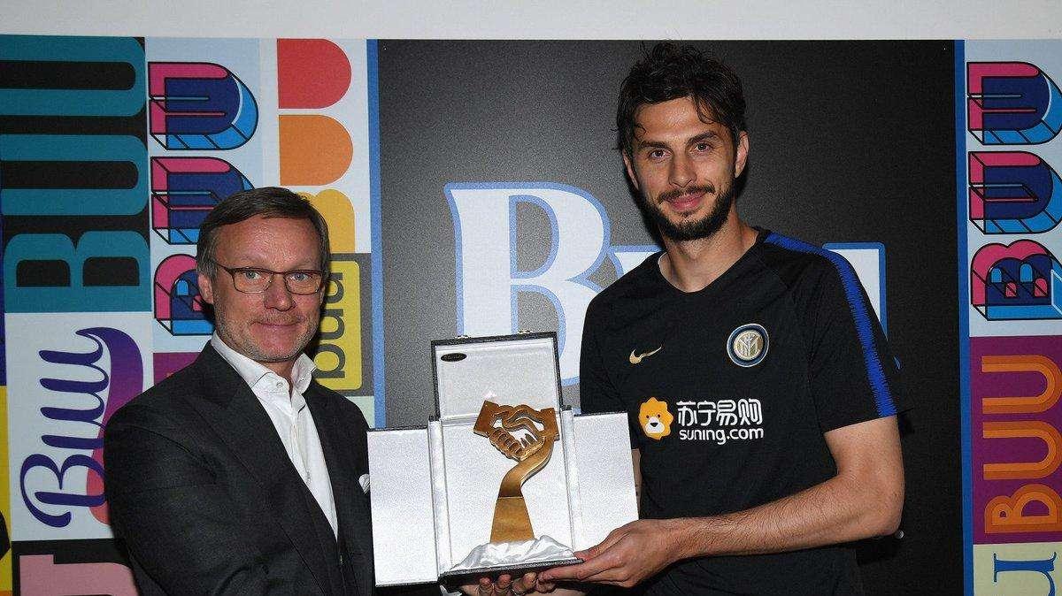 Gentleman, Ranocchia: "Un onore ricevere il premio speciale fedeltà"