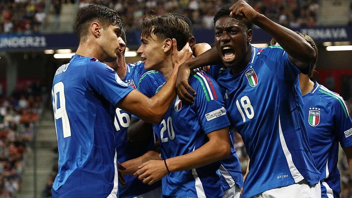 Europeo U21, l'Italia pareggia 1-1 con la Spagna e chiude al secondo posto: ai quarti Germania o Inghilterra 