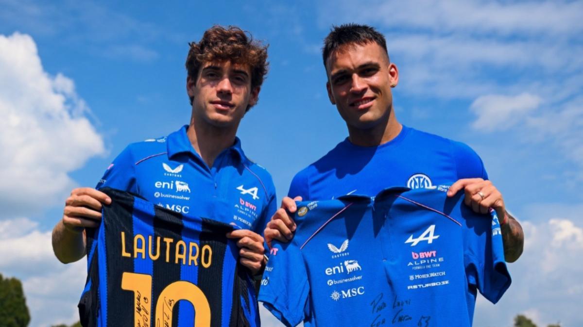 Calcio e Formula Uno: ad Appiano l'incontro tra gli argentini Lautaro e Colapinto