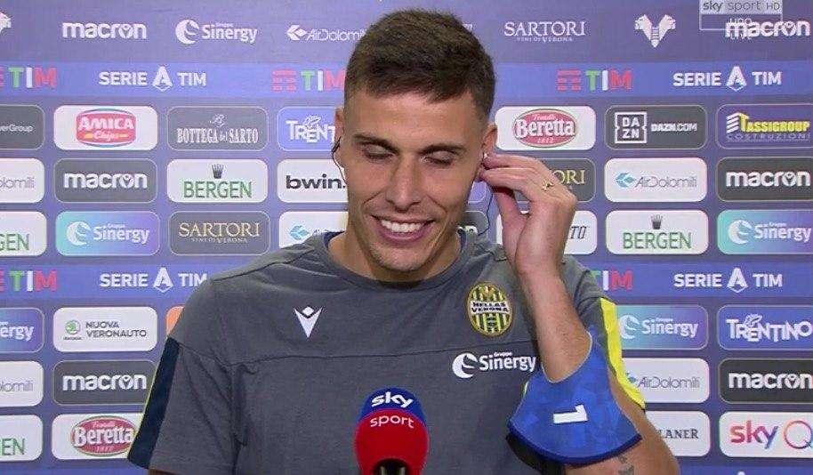 Verona, Silvestri: "Ho chiesto consigli ad Handanovic a fine partita"