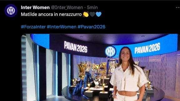 UFFICIALE - Matilde Pavan rinnova con l'Inter: prolungamento fino al 2026