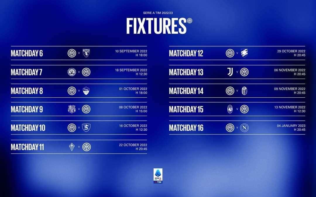 Serie A, comunicati gli orari dalla sesta alla 16esima: con la Juve di domenica sera, tre i lunch match