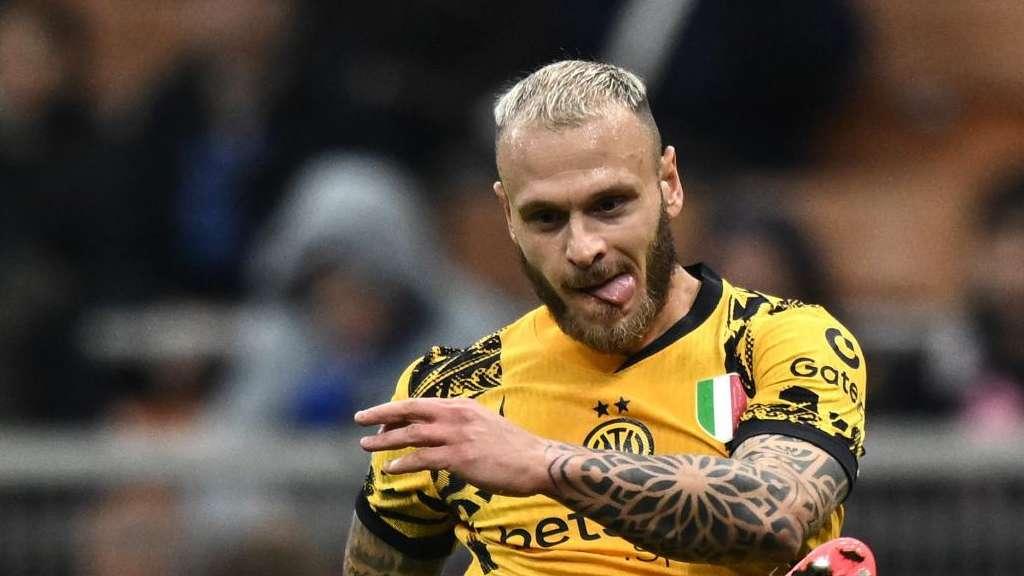 Dimarco timbra la 150esima presenza. L'Inter lo celebra sui social