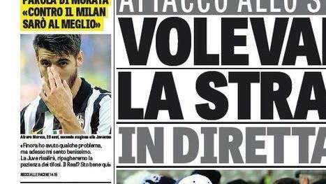 Prime pagine - Grujic chiama l'Inter: "Sono pronto". Simoni: "Mancini e Sousa sono da scudetto"