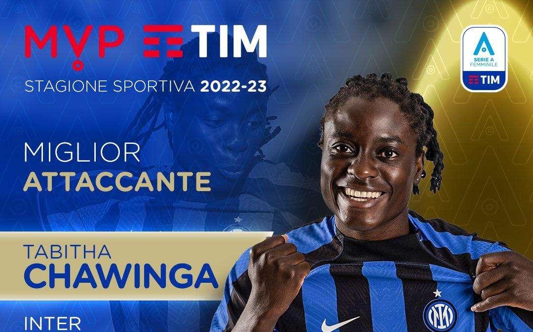 Serie A Femminile, l'interista Chawinga eletta miglior attaccante per il 2022-23