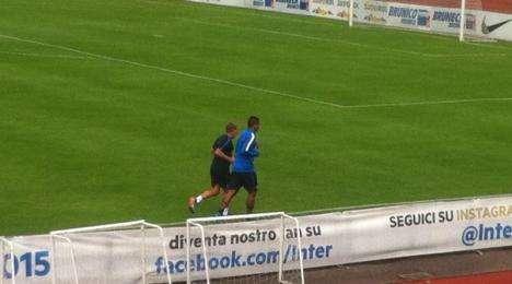 FOTO - Anche Fredy Guarin si allena: per lui corsa