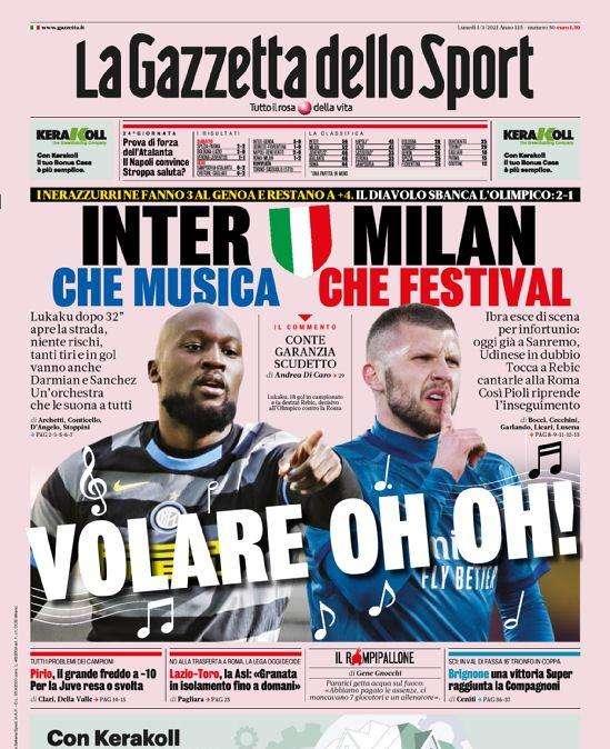 Prima GdS - Inter, che musica. Milan, che festival