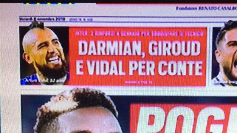 Prima TS - Darmian, Giroud e Vidal per Conte: Inter, tre rinforzi a gennaio per soddisfare il tecnico