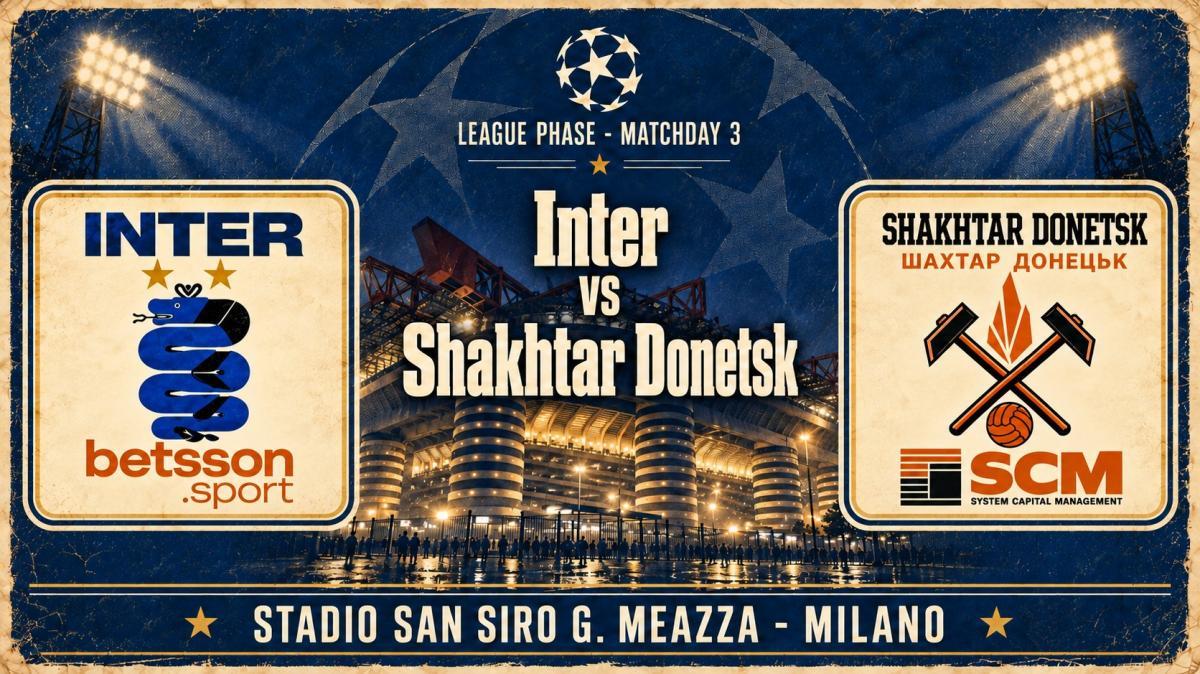 LIVE - Inter-Shakhtar Donetsk, le ufficiali: c'è Spence, Bonny con Thuram